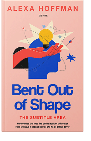 Pre Made Book Cover Apricot Peach