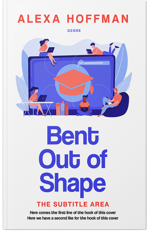 Front view of Premade Business Book Cover - Beauty Bush