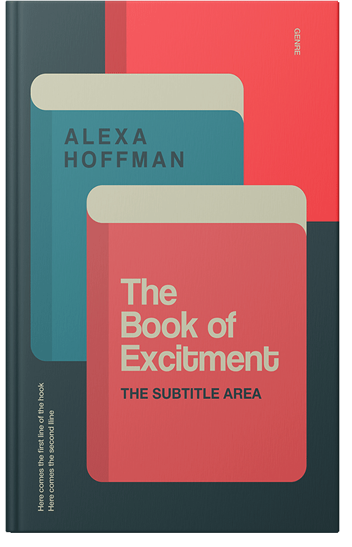 Front view of Premade Education Book Cover - Mandy