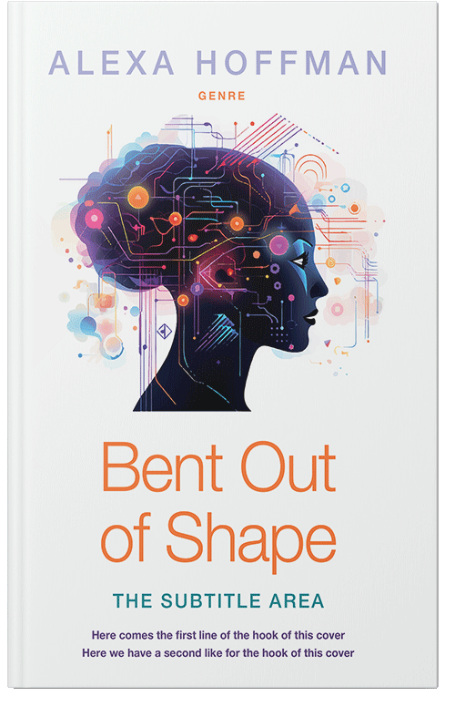 Front view of Premade Business Book Cover - Ebony Clay