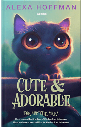 Pre Made Book Cover Coral Reef