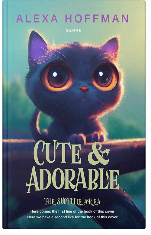 Front view of Premade Children's Book Cover - Coral Reef