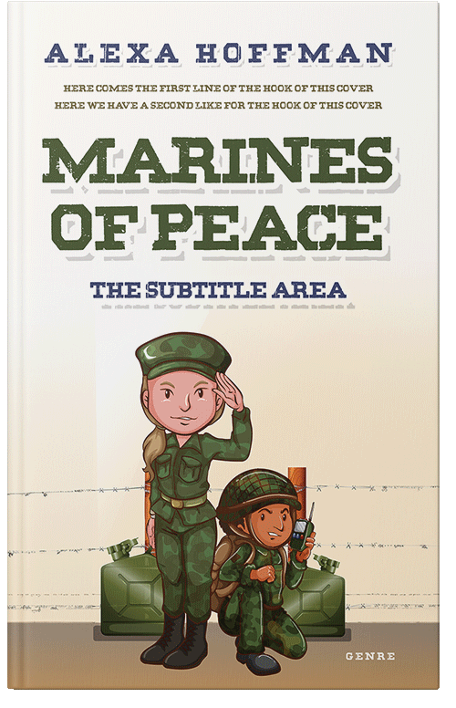 Front view of Premade Politics & Law & Society Book Cover - Kelp