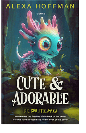 Pre Made Book Cover Outer Space