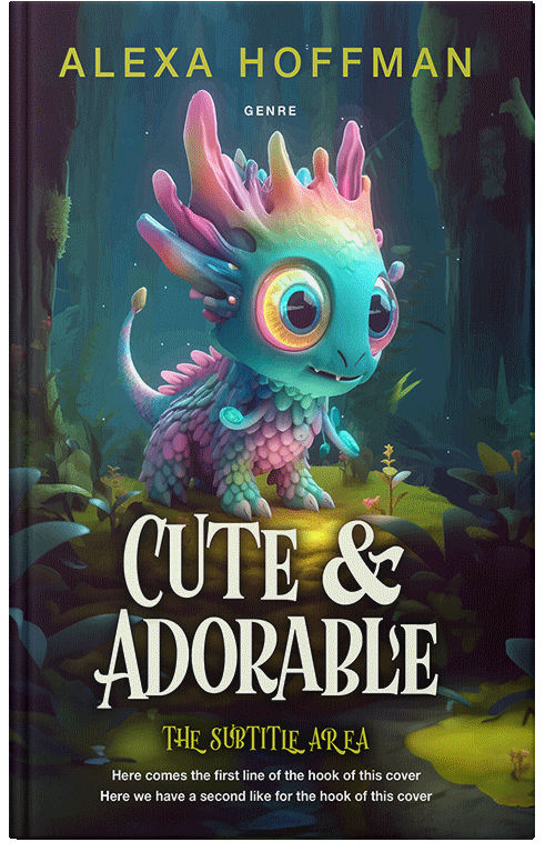 Front view of Premade Fantasy Book Cover - Outer Space