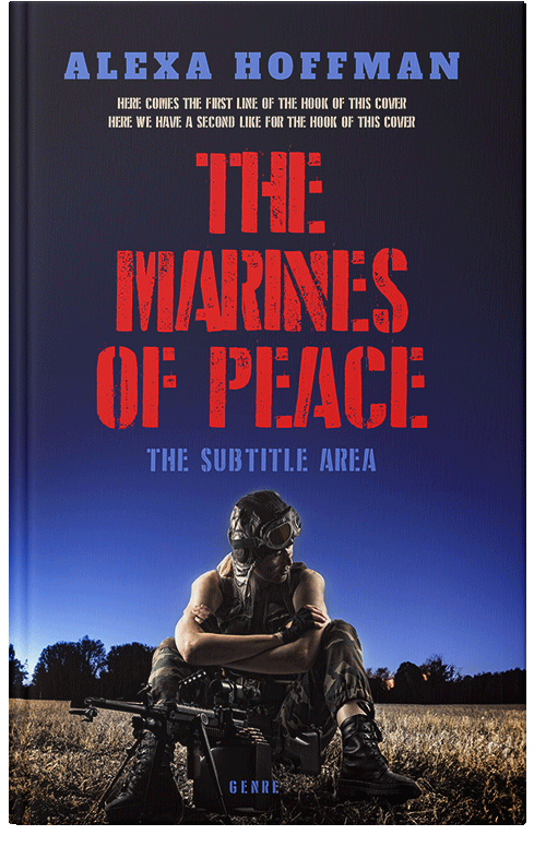 Front view of Premade Action & Adventure Book Cover - Mirage