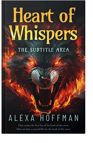 Pre Made Book Cover Raw Sienna