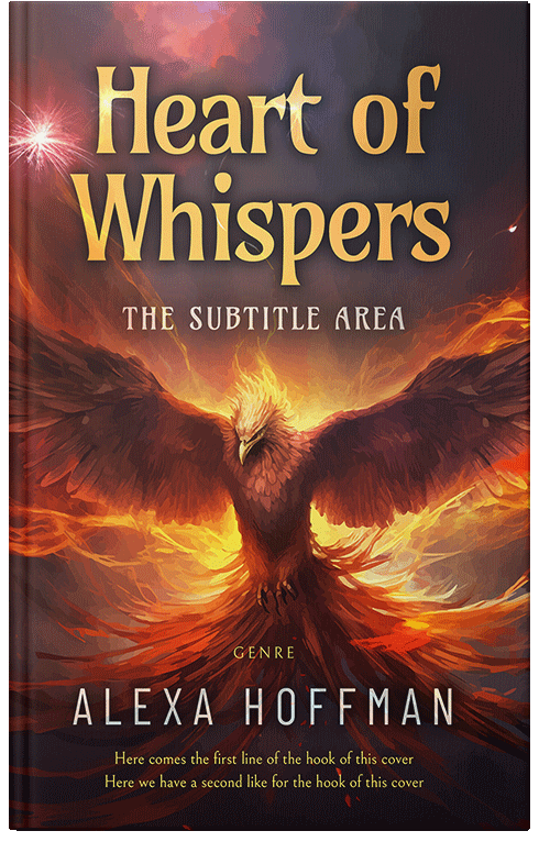 Front view of Premade Fantasy Book Cover - Crater Brown