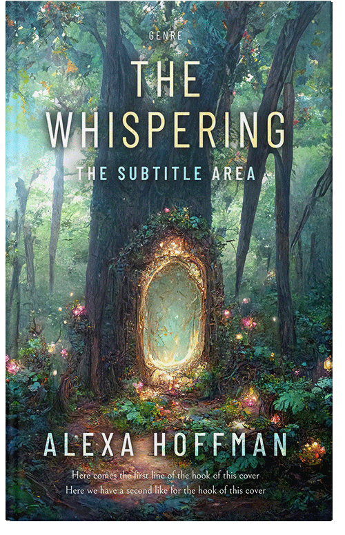 Front view of Premade Fantasy Book Cover - Outer Space