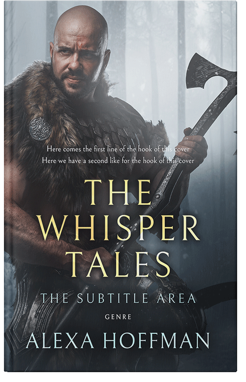 Front view of Premade Fantasy Book Cover - Shark