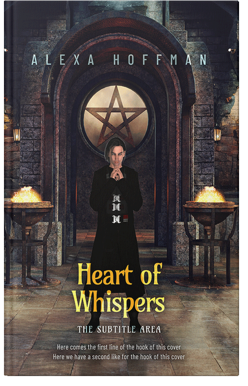 Front view of Premade Fantasy Book Cover - Thunder