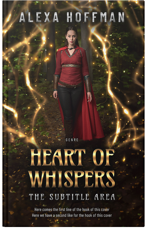 Front view of Premade Fantasy Book Cover - Karaka