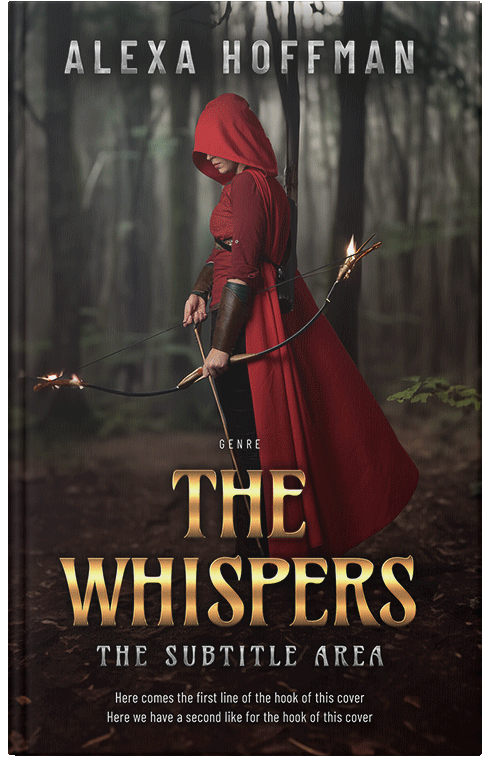 Front view of Premade Fantasy Book Cover - Cocoa Brown