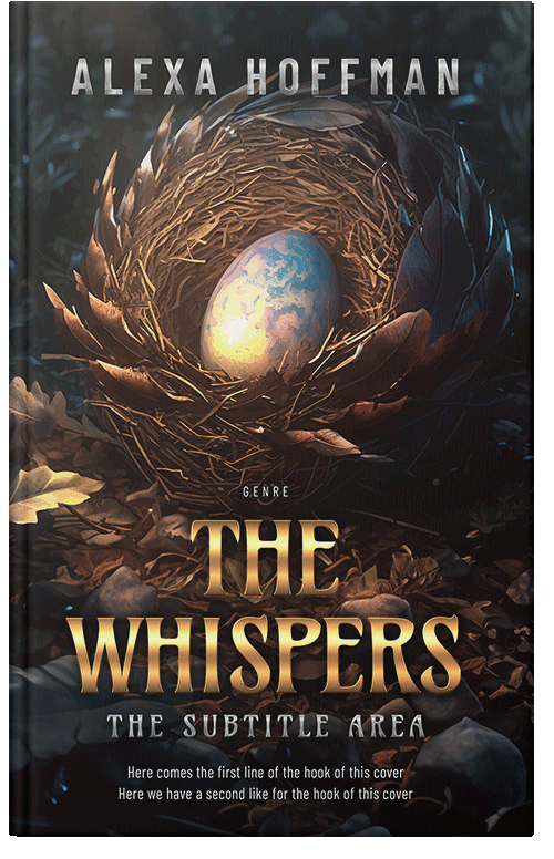 Front view of Premade Fantasy Book Cover - Cocoa Brown