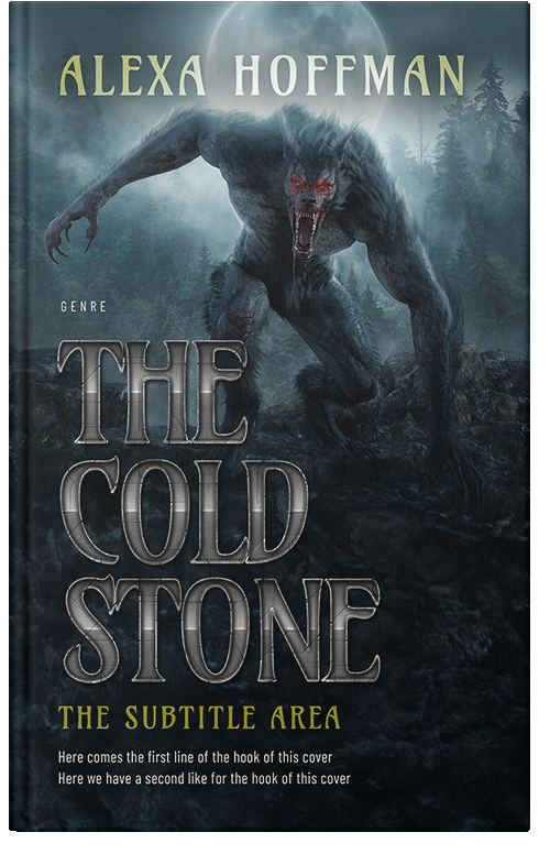 Front view of Premade Horror Book Cover - Mirage