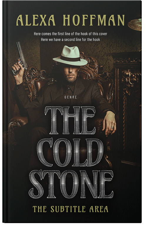 Front view of Premade Mystery & Thriller & Suspense Book Cover - Zeus