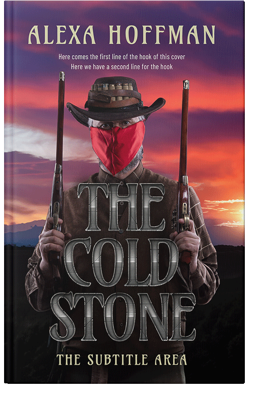 Front view of Premade Action & Adventure Book Cover - Thunder