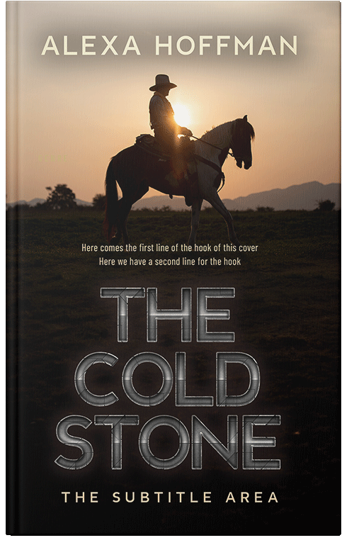 Front view of Premade Action & Adventure Book Cover - Zeus