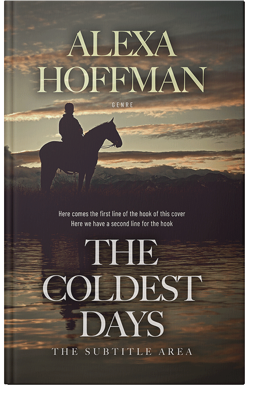 Front view of Premade Action & Adventure Book Cover - Taupe