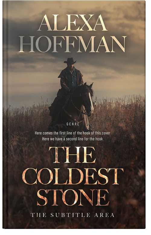 Front view of Premade Action & Adventure Book Cover - Zeus