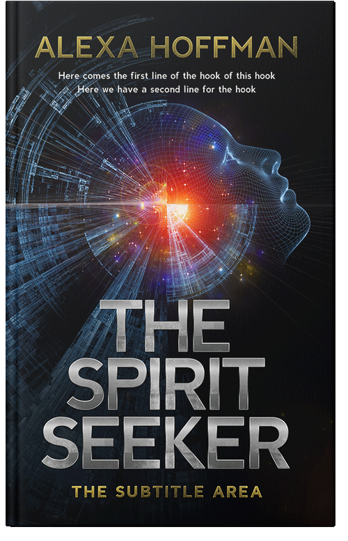 Front view of Premade Science & Nature Book Cover - Quicksand