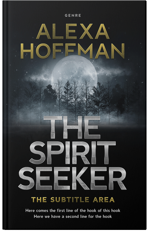 Front view of Premade Fantasy Book Cover - Delta