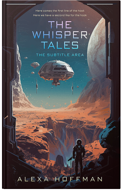 Front view of Premade Science Fiction Book Cover - Ship Gray