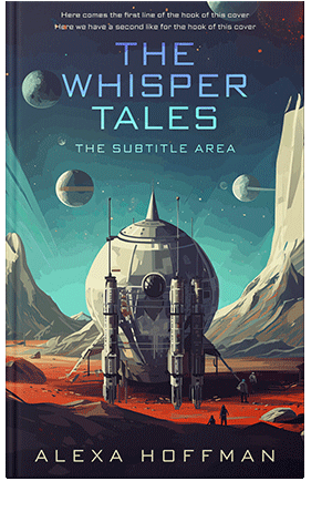 Pre Made Book Cover Ebony Clay