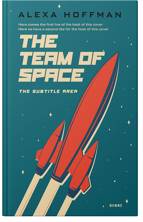 Front view of Premade Science Fiction Book Cover - Atoll