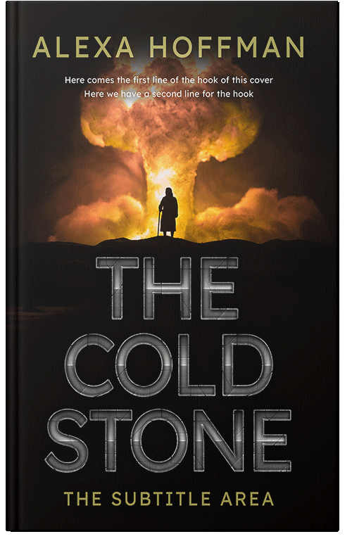 Front view of Premade Apocalyptica Book Cover - Tussock