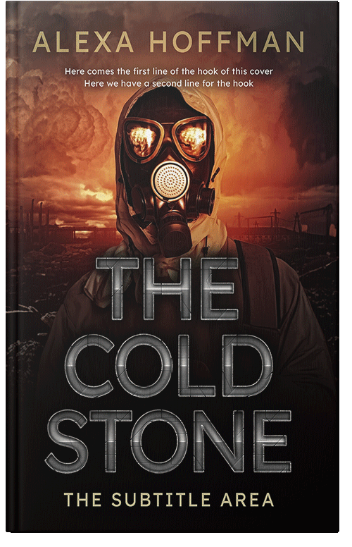 Front view of Premade Apocalyptica Book Cover - Fuzzy Wuzzy Brown