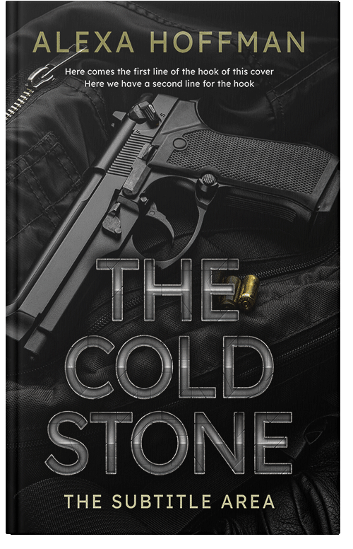 Front view of Premade Mystery & Thriller & Suspense Book Cover - Cod Gray