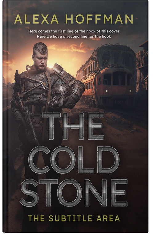 Front view of Premade Apocalyptica Book Cover - Thunder