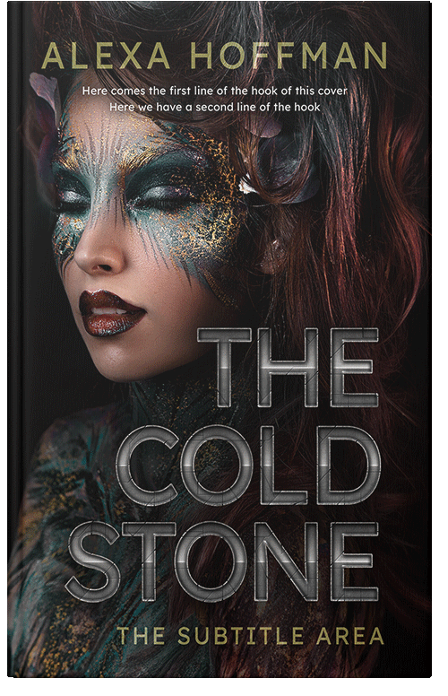 Front view of Premade Fantasy Book Cover - Cocoa Brown