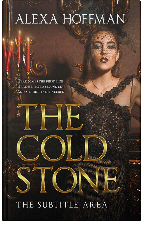 Front view of Premade Royal Romance Book Cover - Night Rider