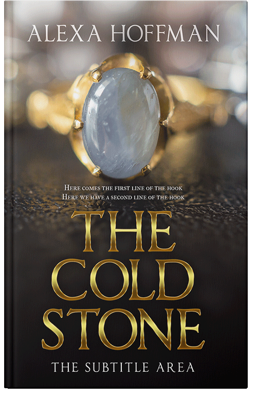 Front view of Premade Romance Book Cover - Cocoa Brown