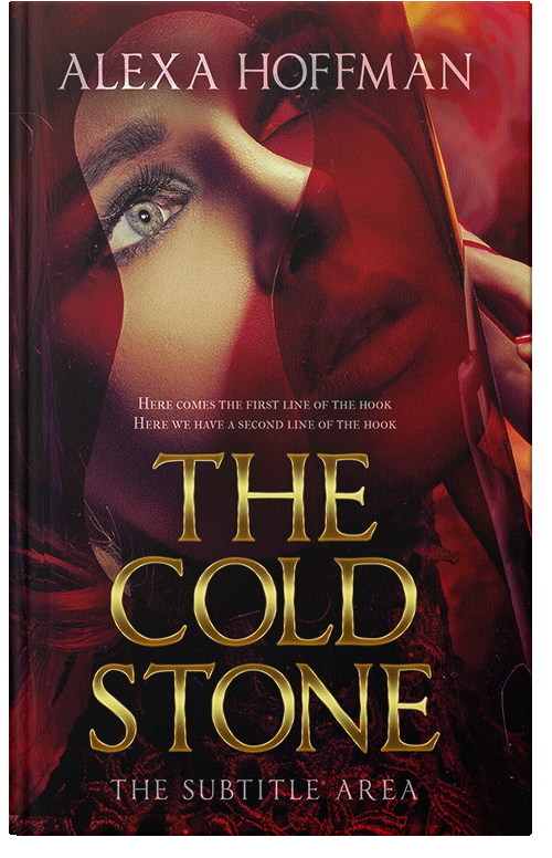 Front view of Premade Erotica Book Cover - Aubergine