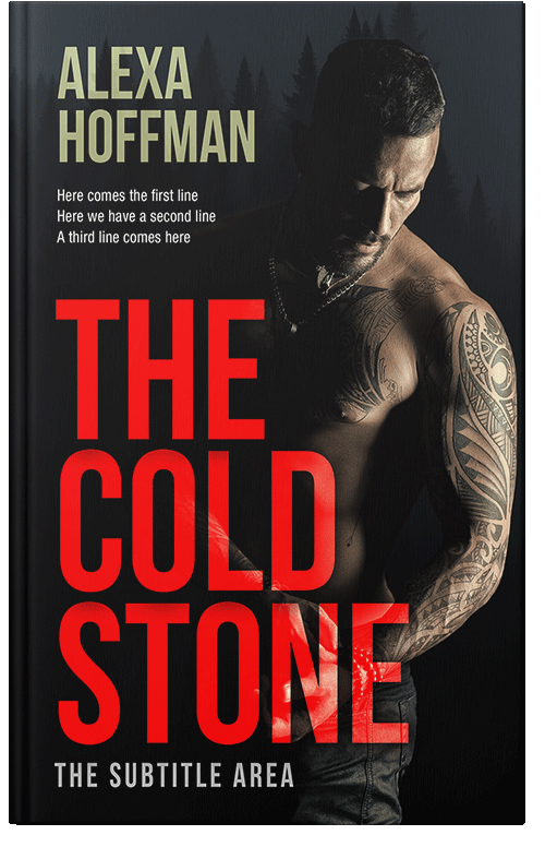 Front view of Premade Erotica Book Cover - Cod Gray