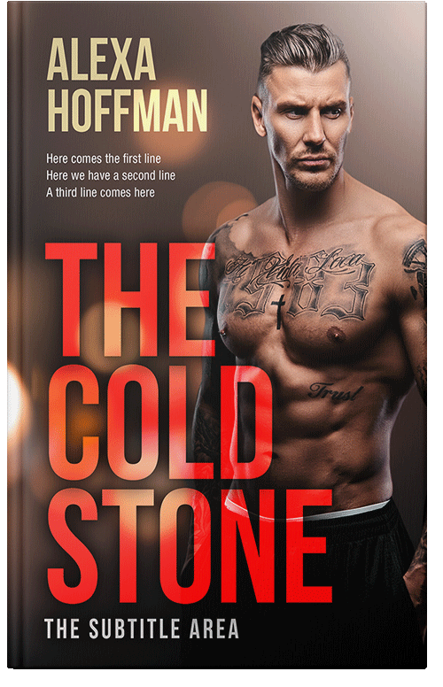 Front view of Premade Erotica Book Cover - Burnt Sienna