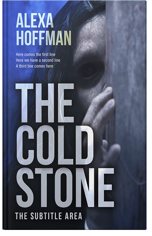 Front view of Premade Horror Book Cover - Heather