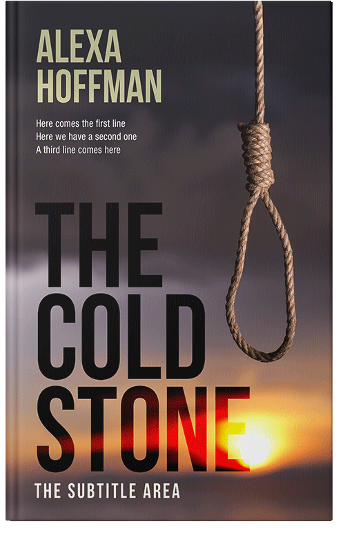 Front view of Premade Mystery & Thriller & Suspense Book Cover - Thunder