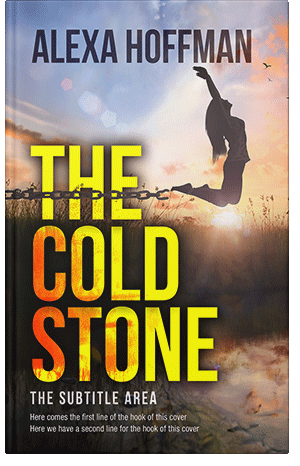 Premade Book Cover Silver Rust