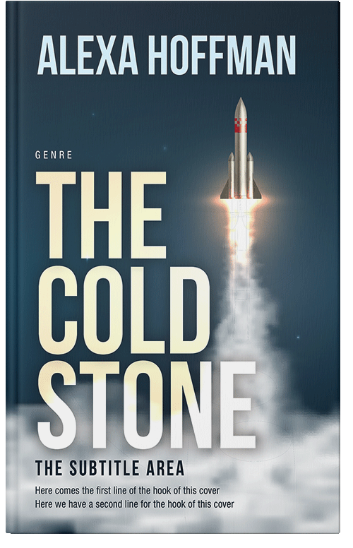 Front view of Premade Science Fiction Book Cover - Blue Dianne