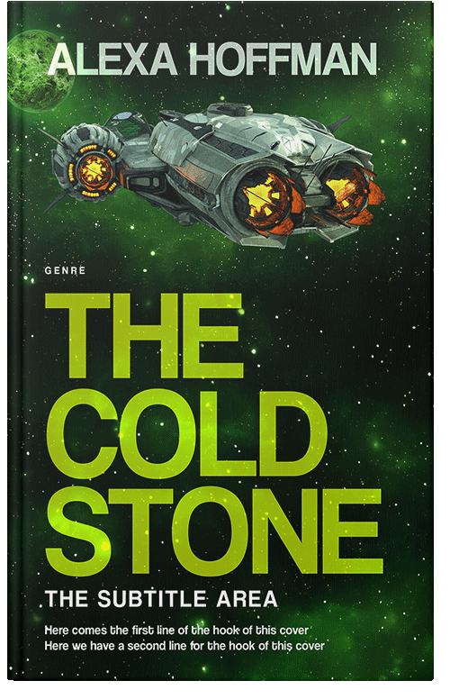 Front view of Premade Science Fiction Book Cover - Atlantis