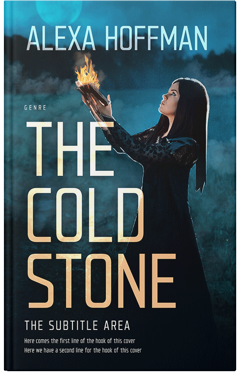 Front view of Premade Fantasy Book Cover - Firefly