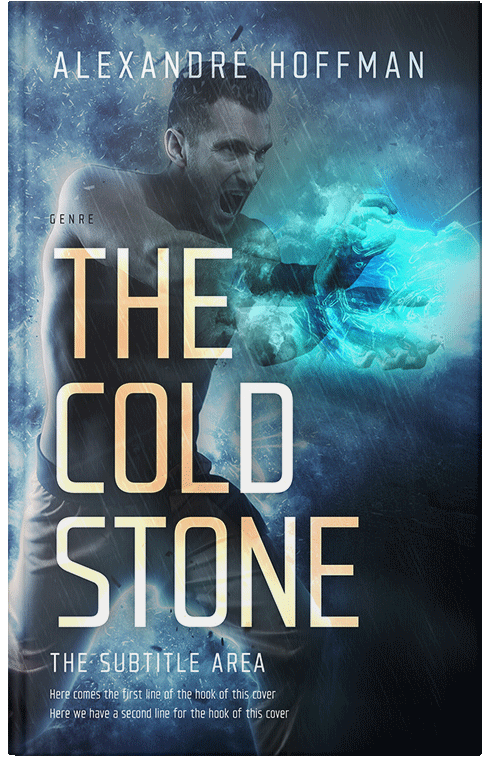 Front view of Premade Fantasy Book Cover - Pickled Bluewood