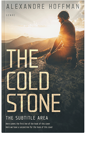 Pre Made Book Cover Grain Brown