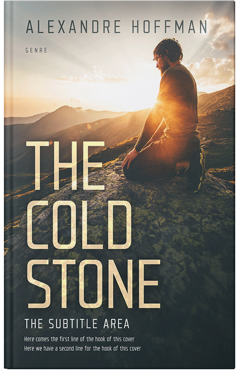 Front view of Premade Travel Book Cover - Grain Brown