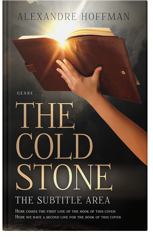 Front view of Premade Religion & Spirituality Book Cover - Whiskey