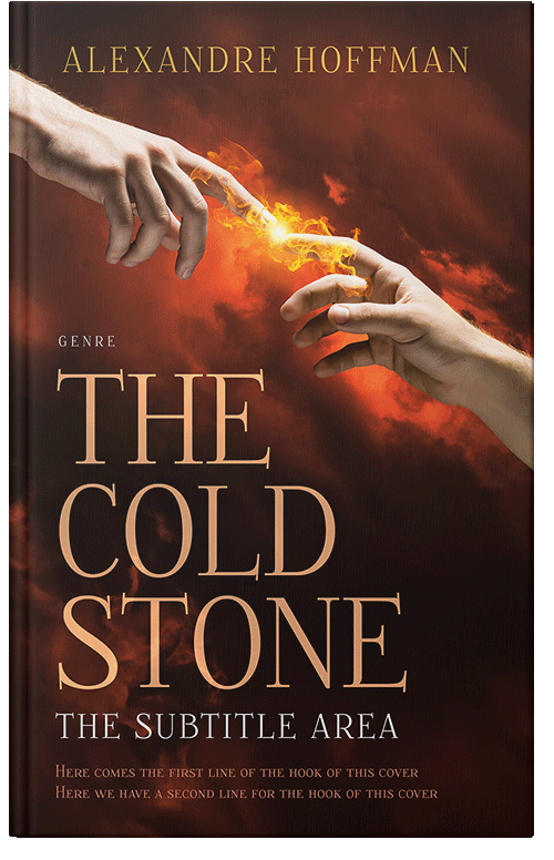 Front view of Premade Religion & Spirituality Book Cover - Clinker